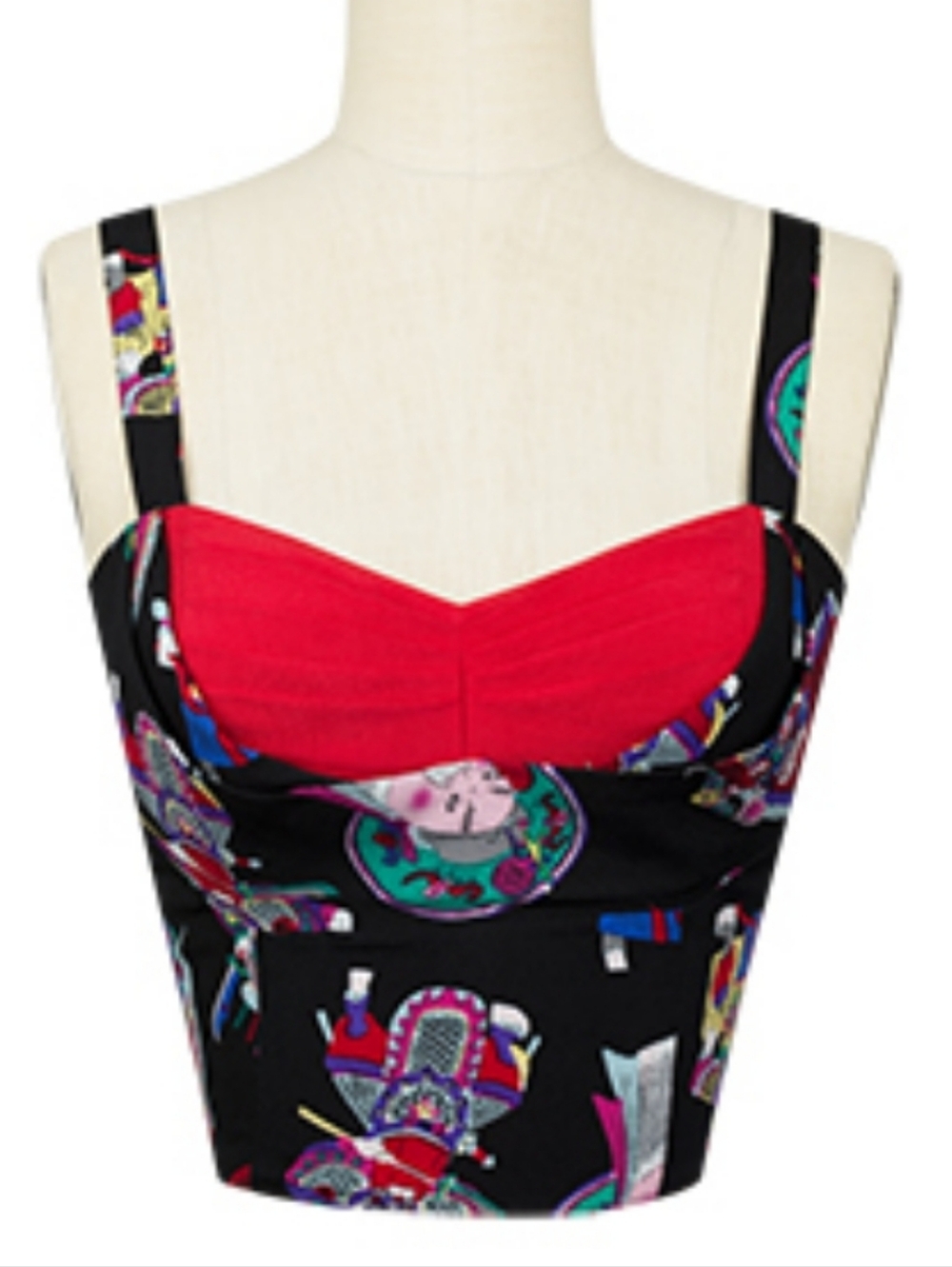 Trashy Diva Lena Blouse Crop Top Chinese Opera Size 2